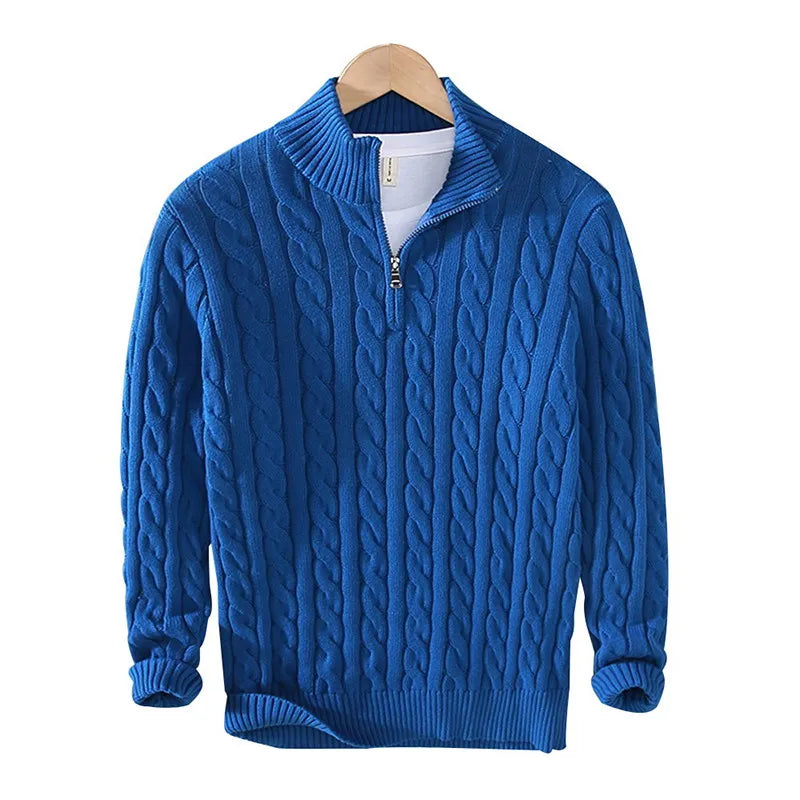 PREMIUM KNITTED QUARTER ZIP
