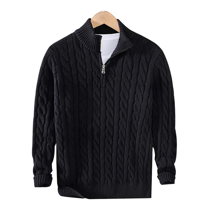 PREMIUM KNITTED QUARTER ZIP